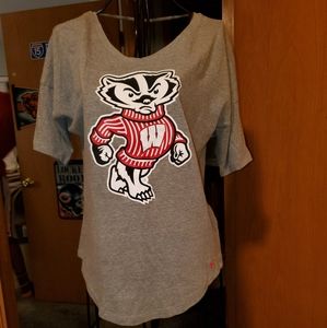 WI Badgers PINK tshirt